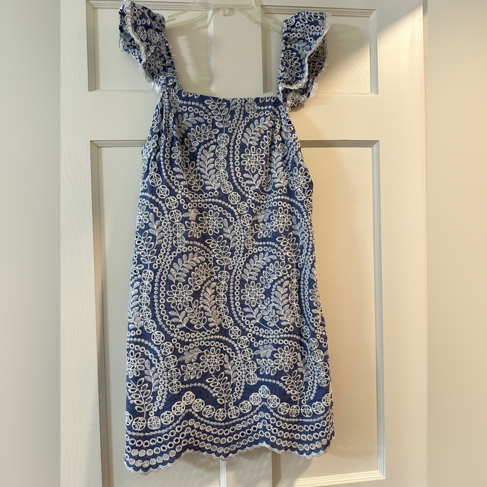 Alice & Olivia Eyelet Dress Size 4